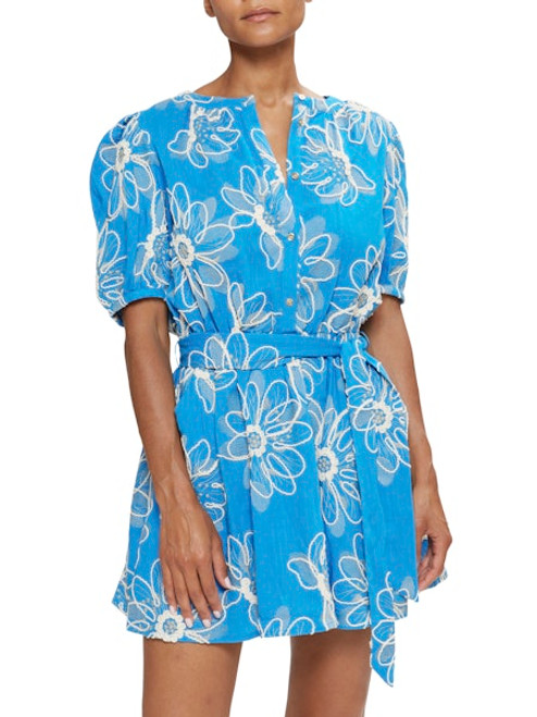 Selby Dress - Royale Blue Fleur